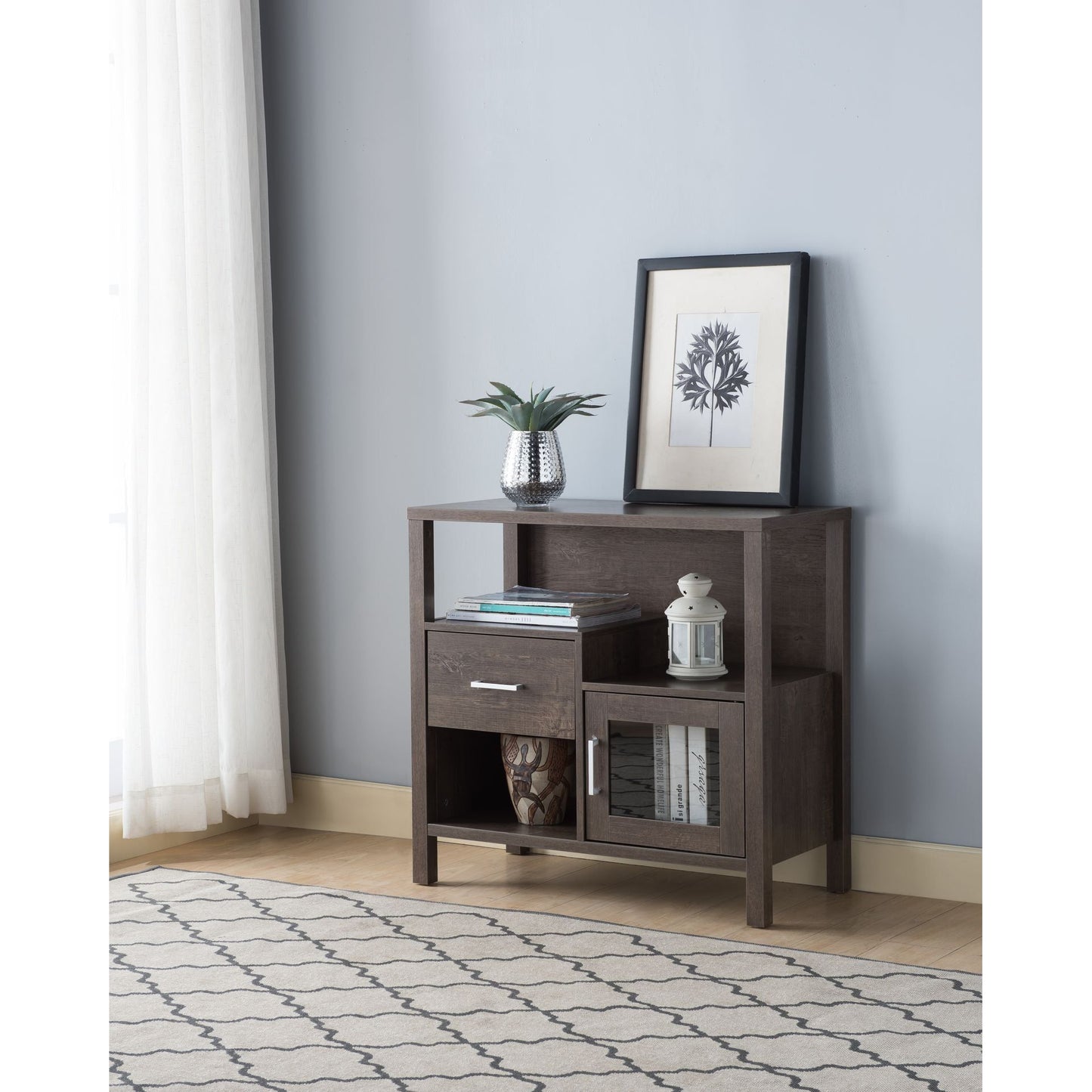 Gabriela Storage Cabinet - Walnut Oak