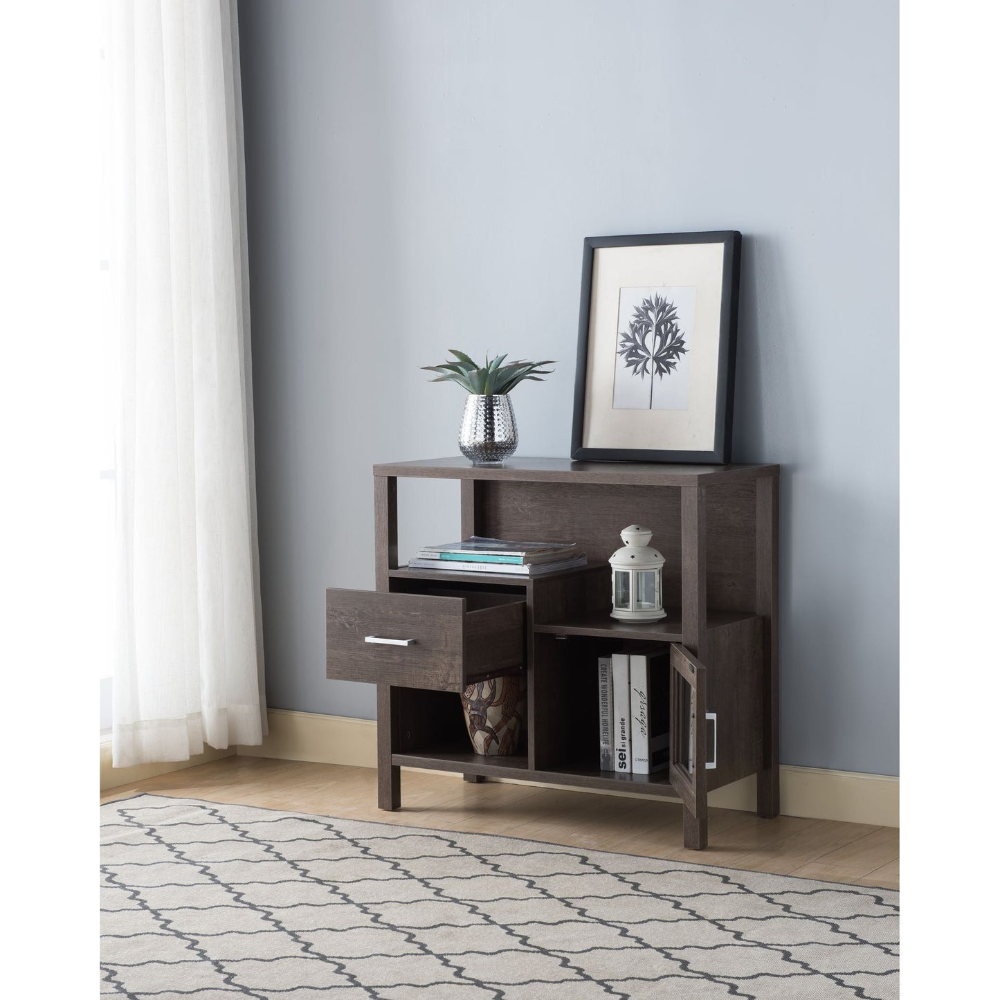 Gabriela Storage Cabinet - Walnut Oak