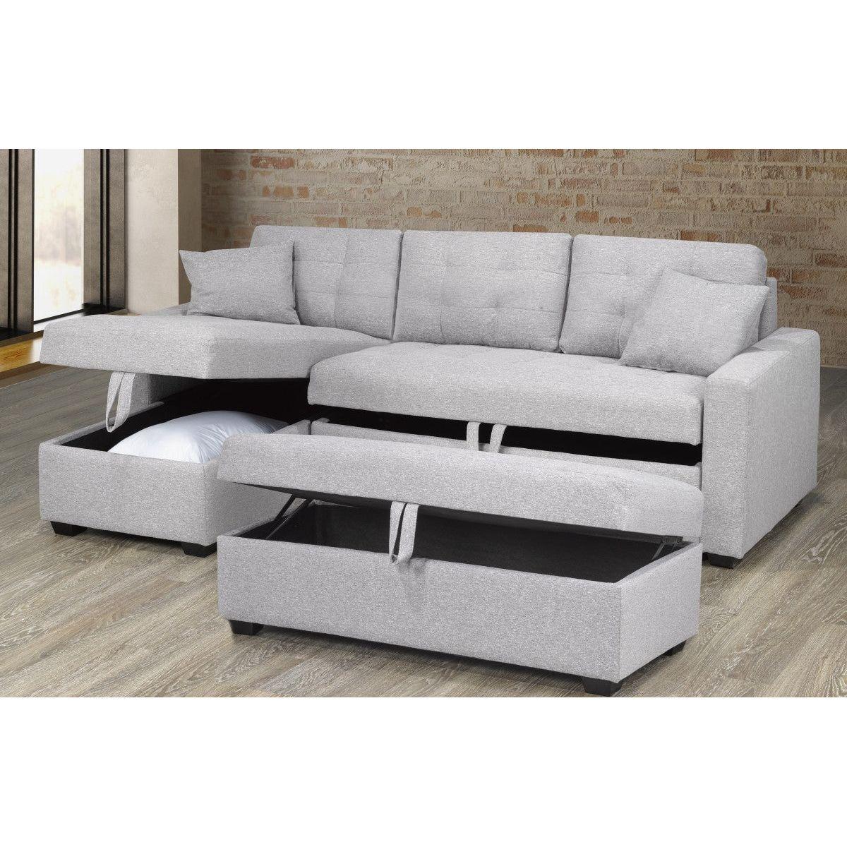 Adeline Reversible Storage Sectional & Ottoman