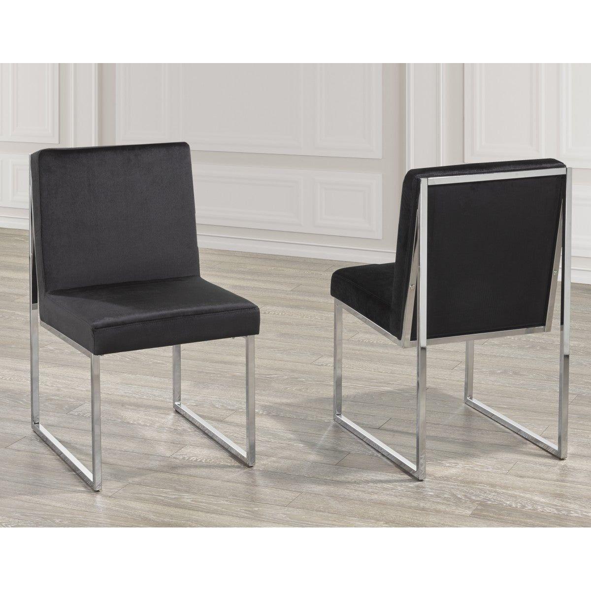 Bruno Dining Chair, Set Of 2 - Black