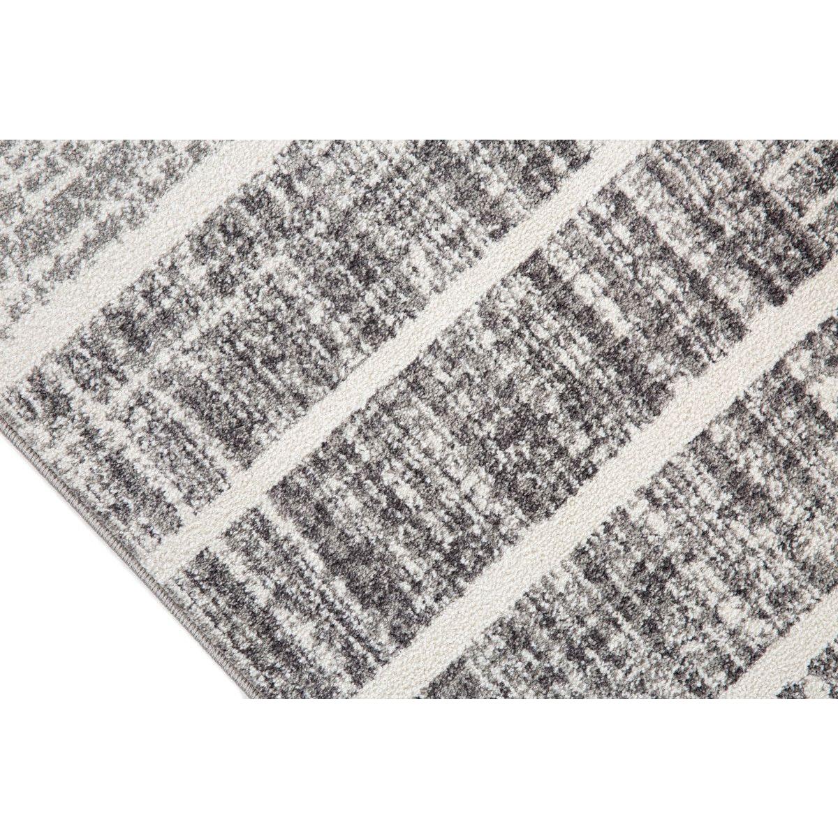 Noah Area Rug - White/silver