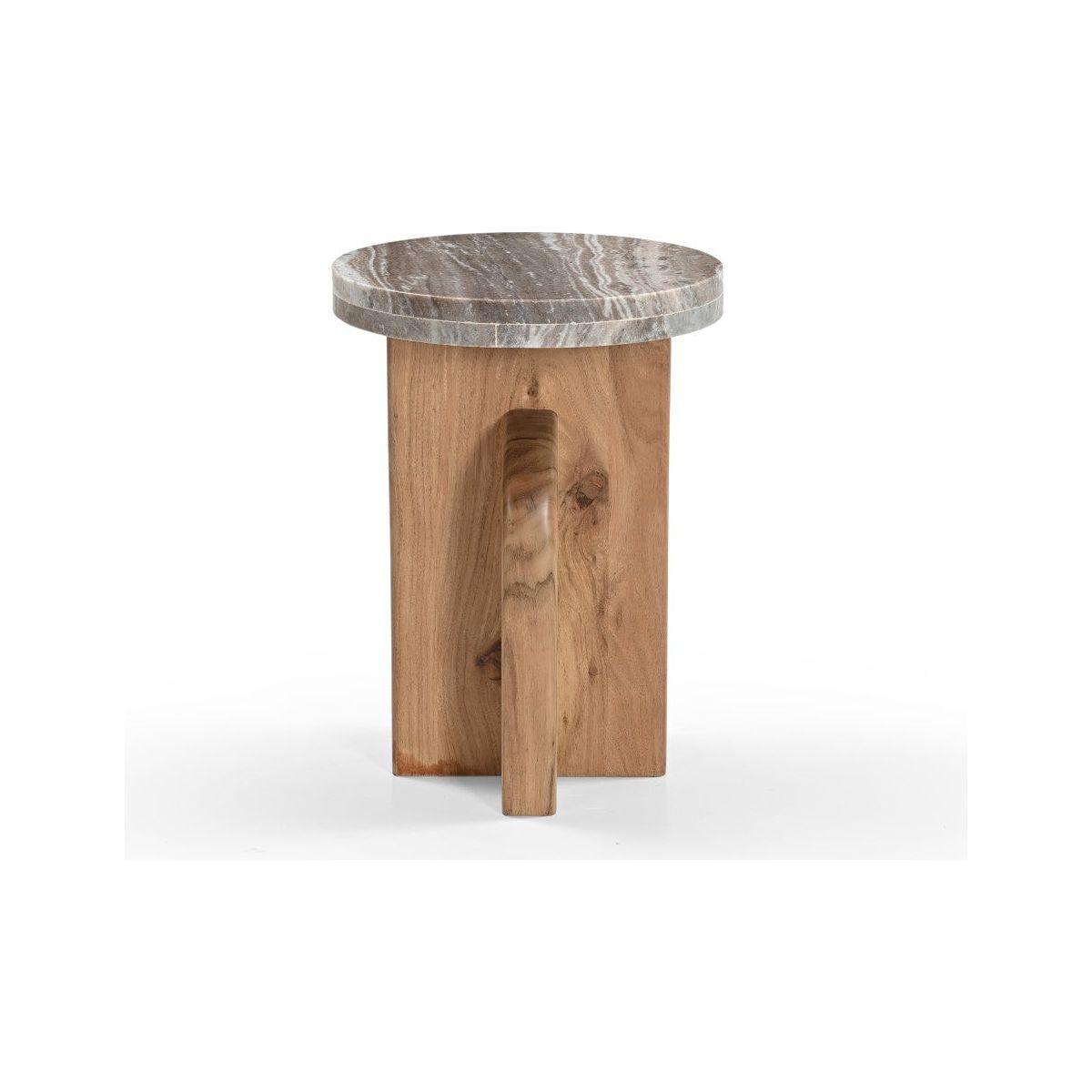Serena Accent Table, Natural
