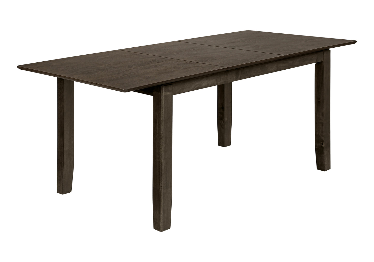 Rustic Taupe 7-Piece Extendable Dining Set with Upholstered Chairs