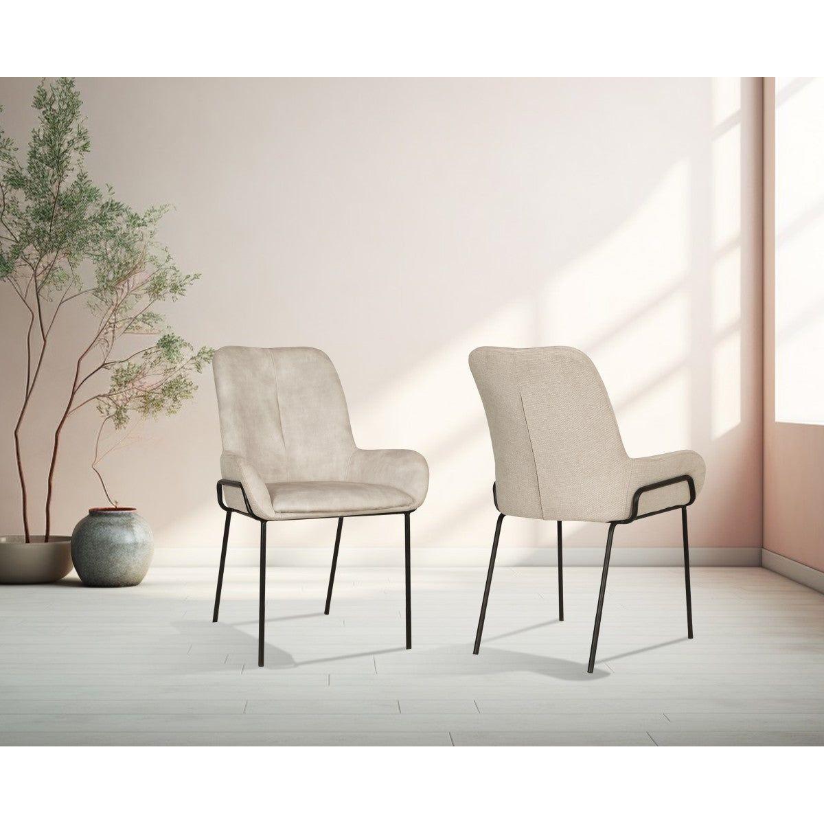 Lara Dining Chair - Beige