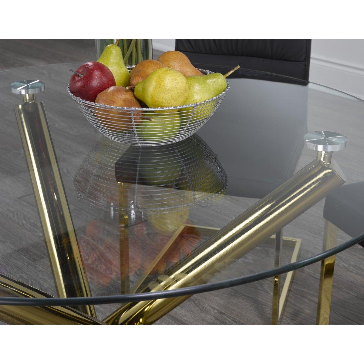 Daniela Dining Table - Gold