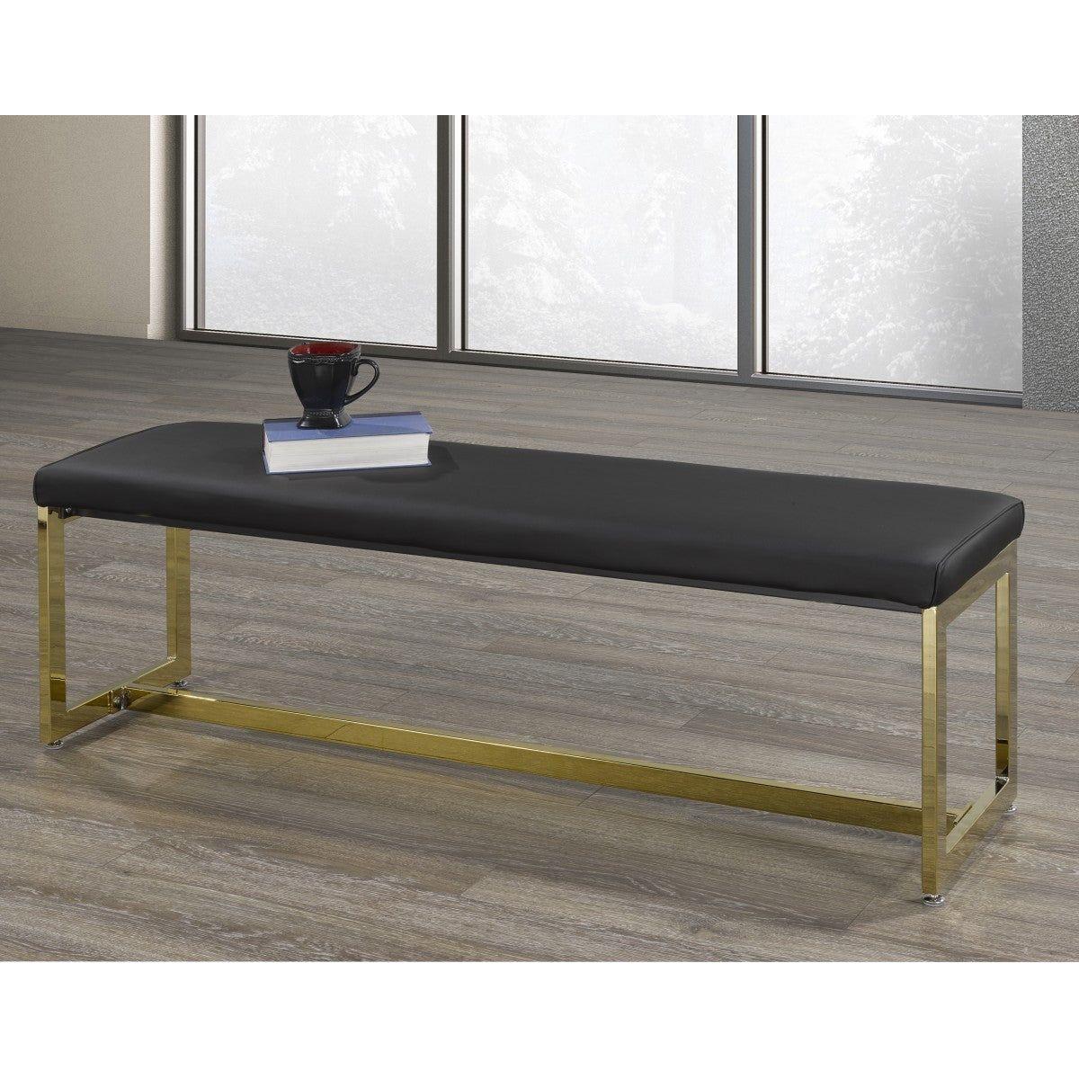 Celeste Dining Set, Black/Gold