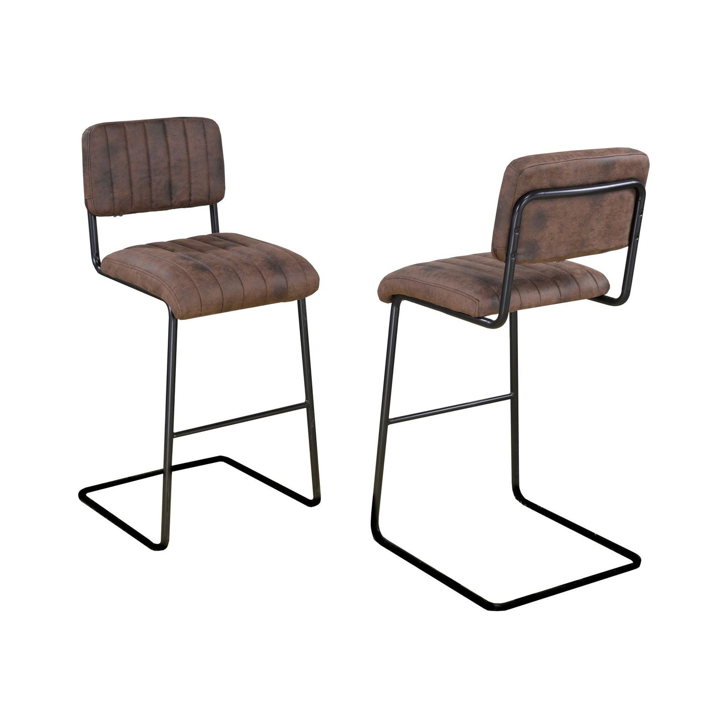 Brock Counter/Bar Stool, Set of 2 - Brown