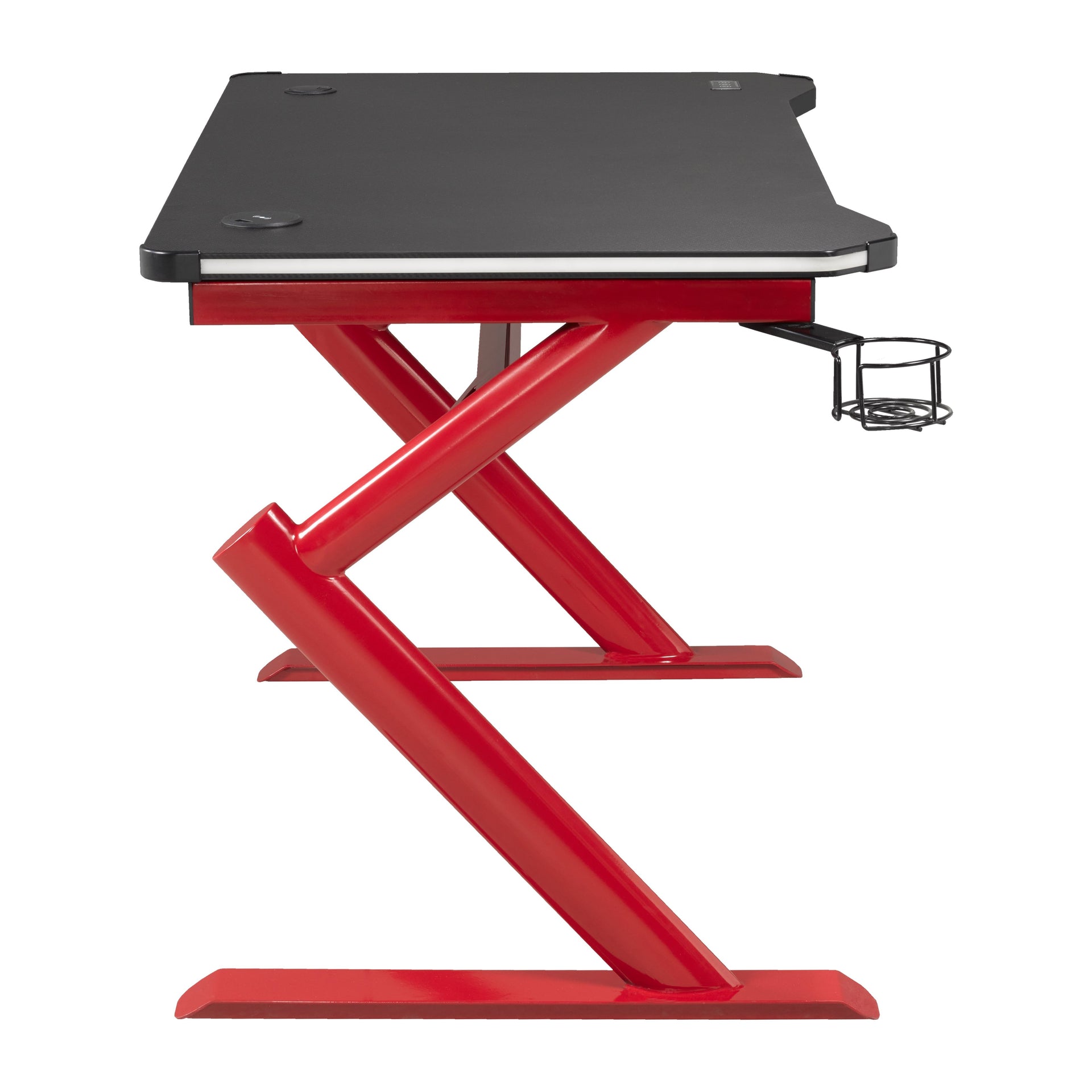 Raptor Gaming Desk, Black/Red