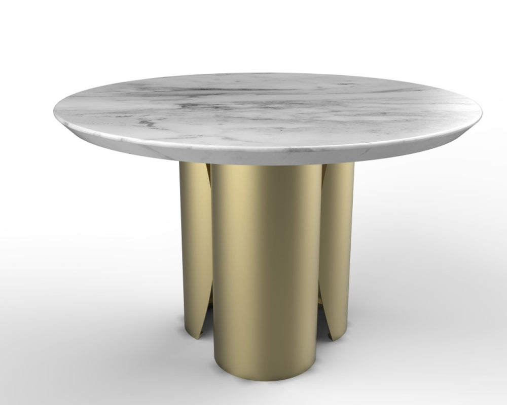 Halsey Dining Table - Gold