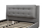 Zachariah Platform Bed - Grey