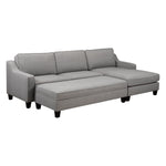 Uriel Sectional Ottoman - Grey