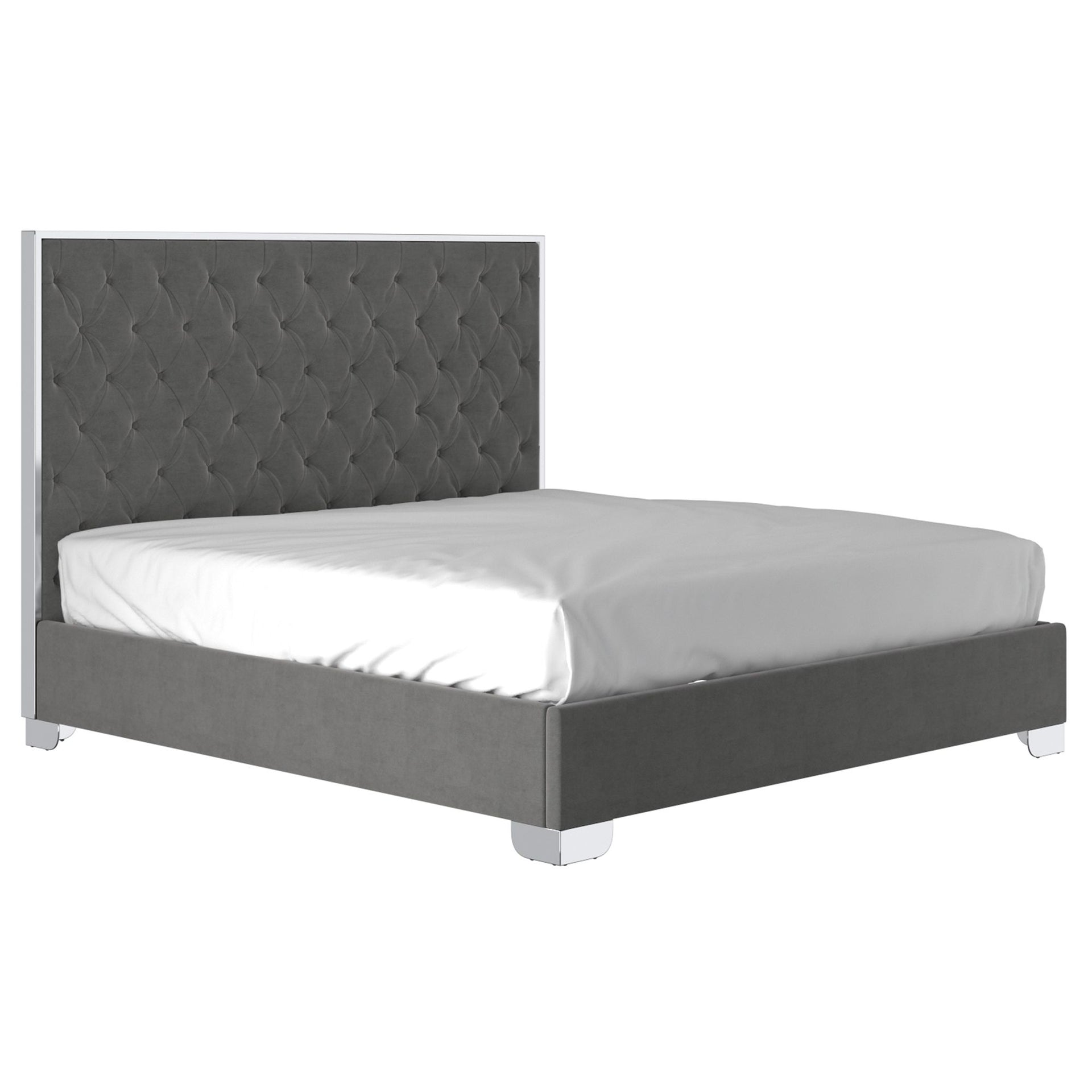 Lucille Bed - King 78Ó Grey