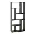 Aspen Geometric Bookcase - Brown