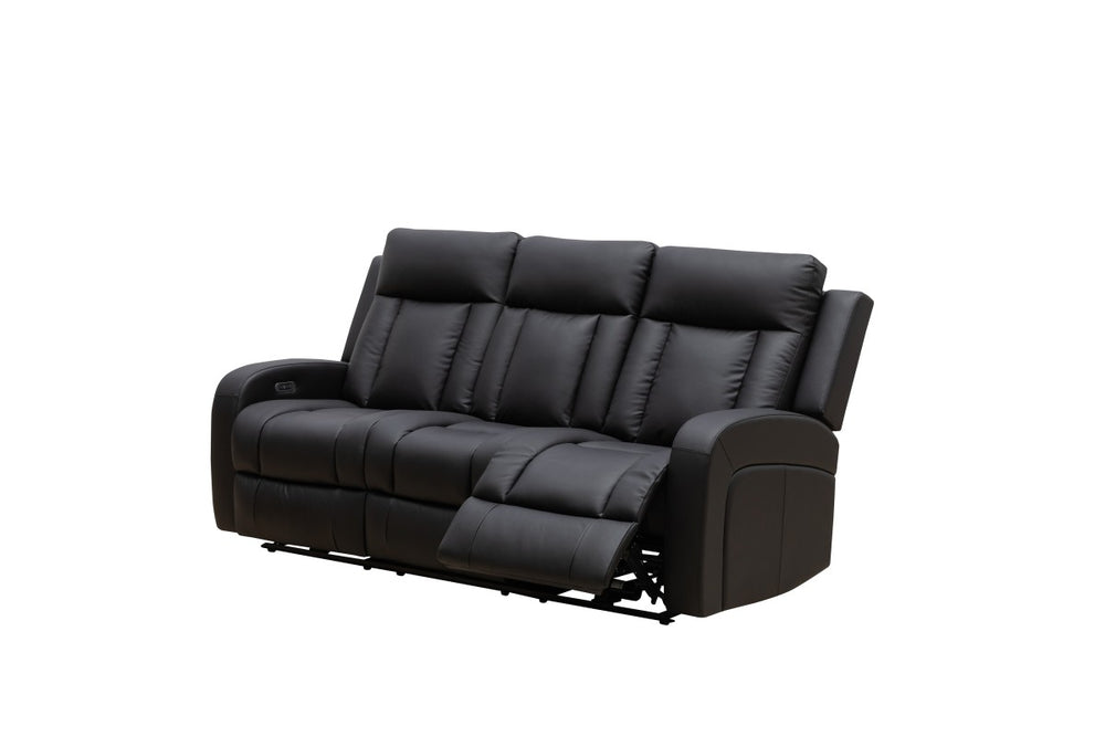 Oakwood Leather Power Recliner Sofa