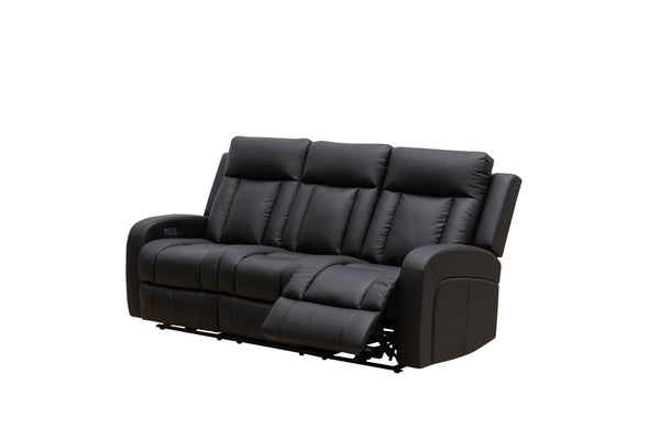 Oakwood Leather Power Recliner Sofa