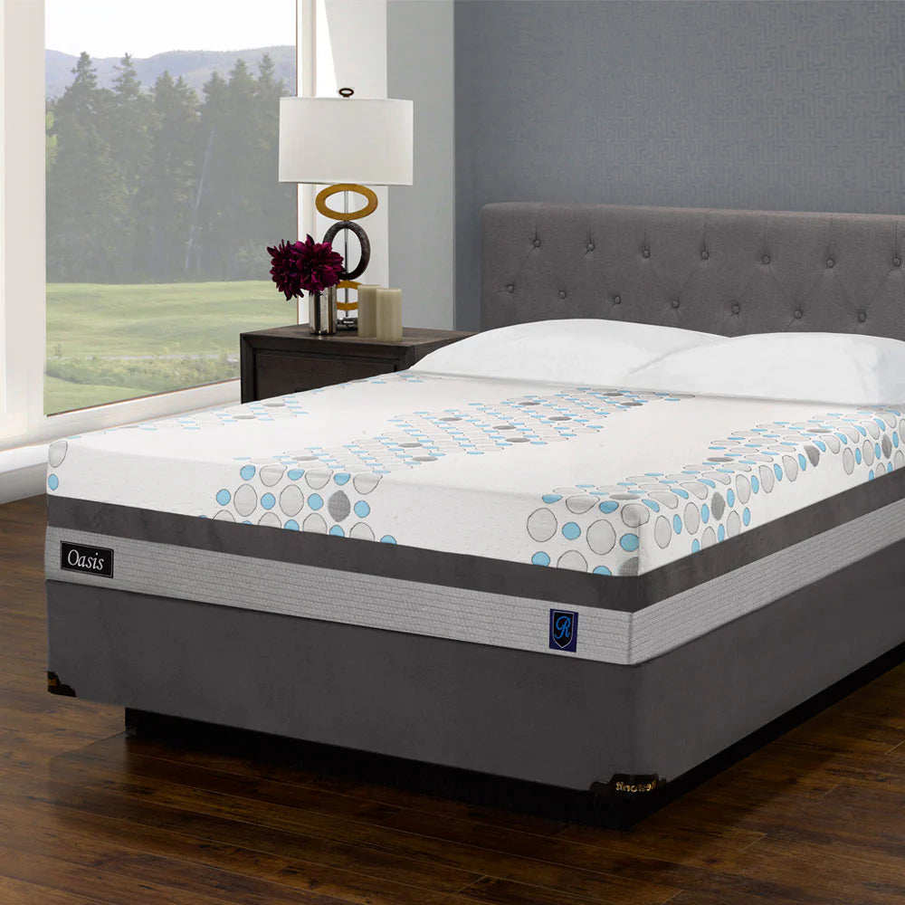 Oasis 12" Gel Memory Foam Mattress