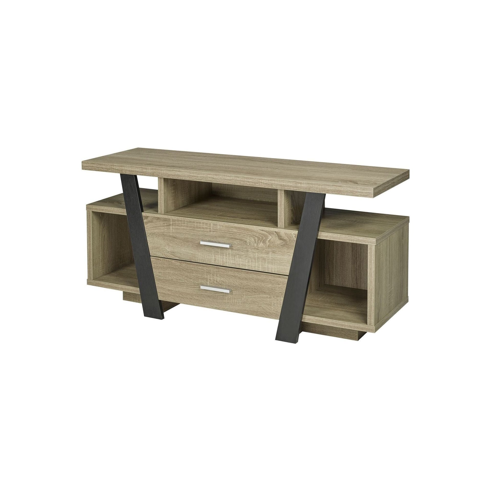 Marco 47'' TV Stand - Dark Taupe/Black