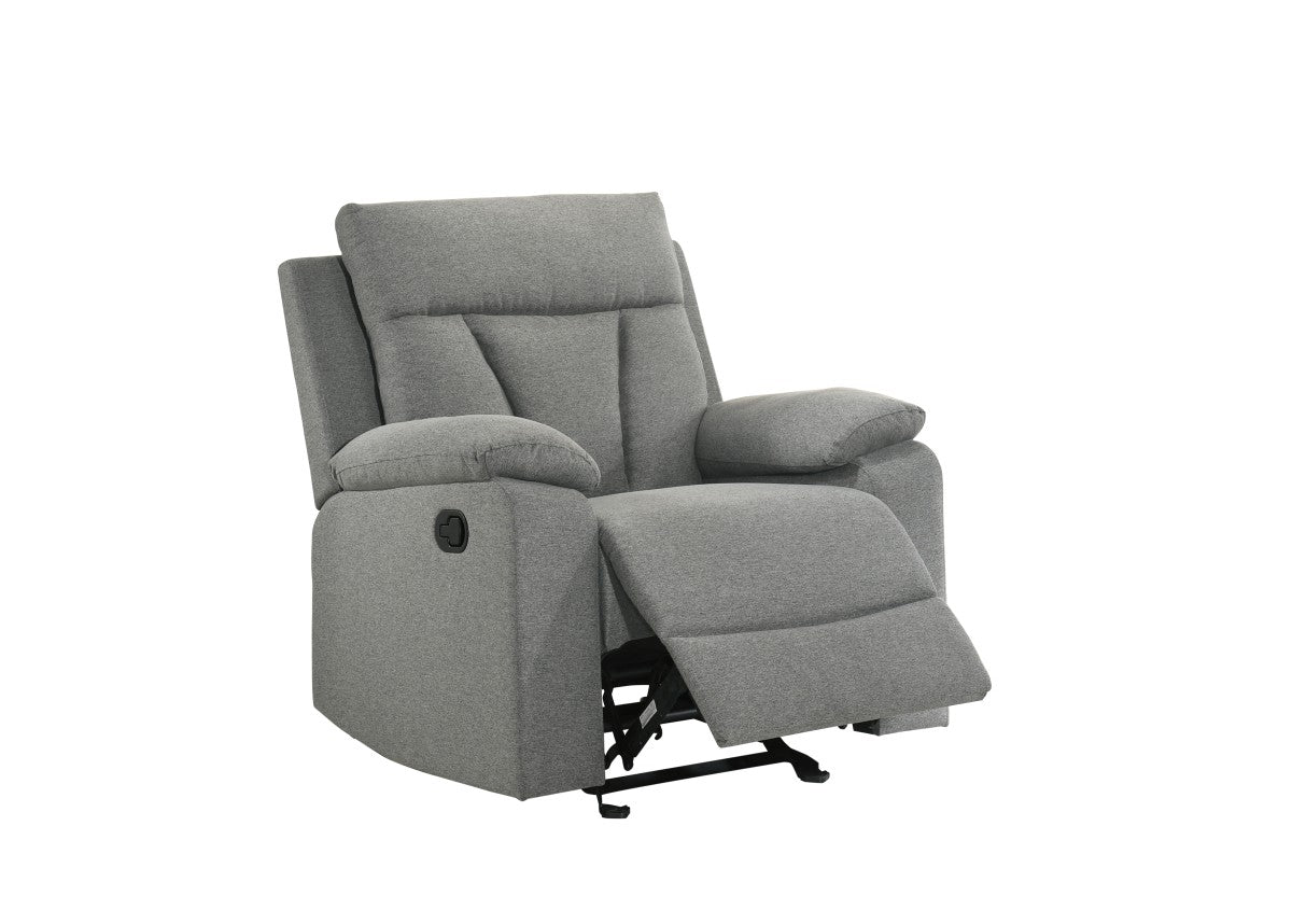 Contemporary Chair | Fabric | Grey | Makena Rocker Collection