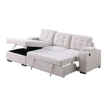 Una Sleeper Sectional - Beige