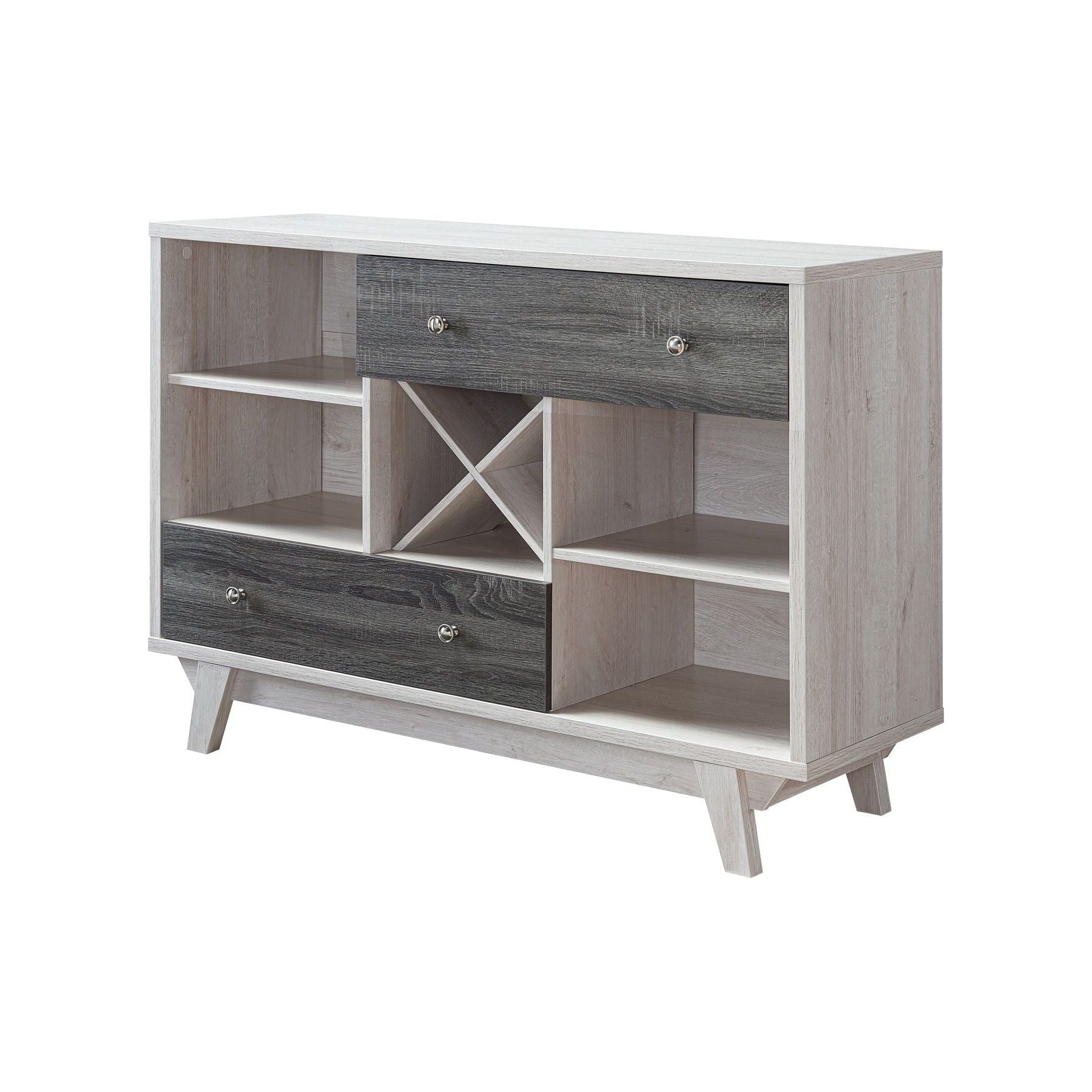 Maya Buffet/Server - White Oak/Grey