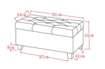 Reese Tufted Storage Ottoman