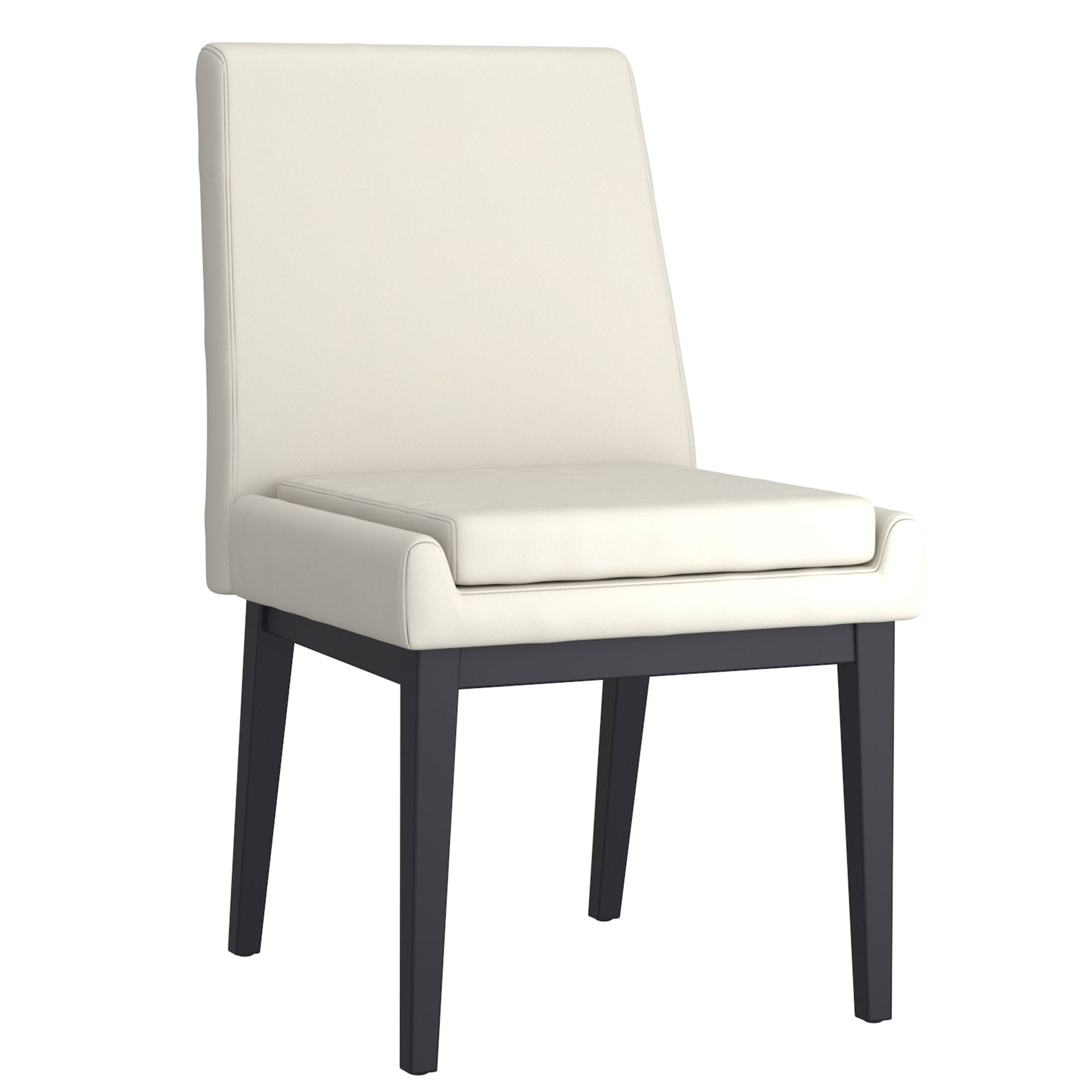 Cortez Dining Chair, Faux Leather, Set Of 2 , Beige