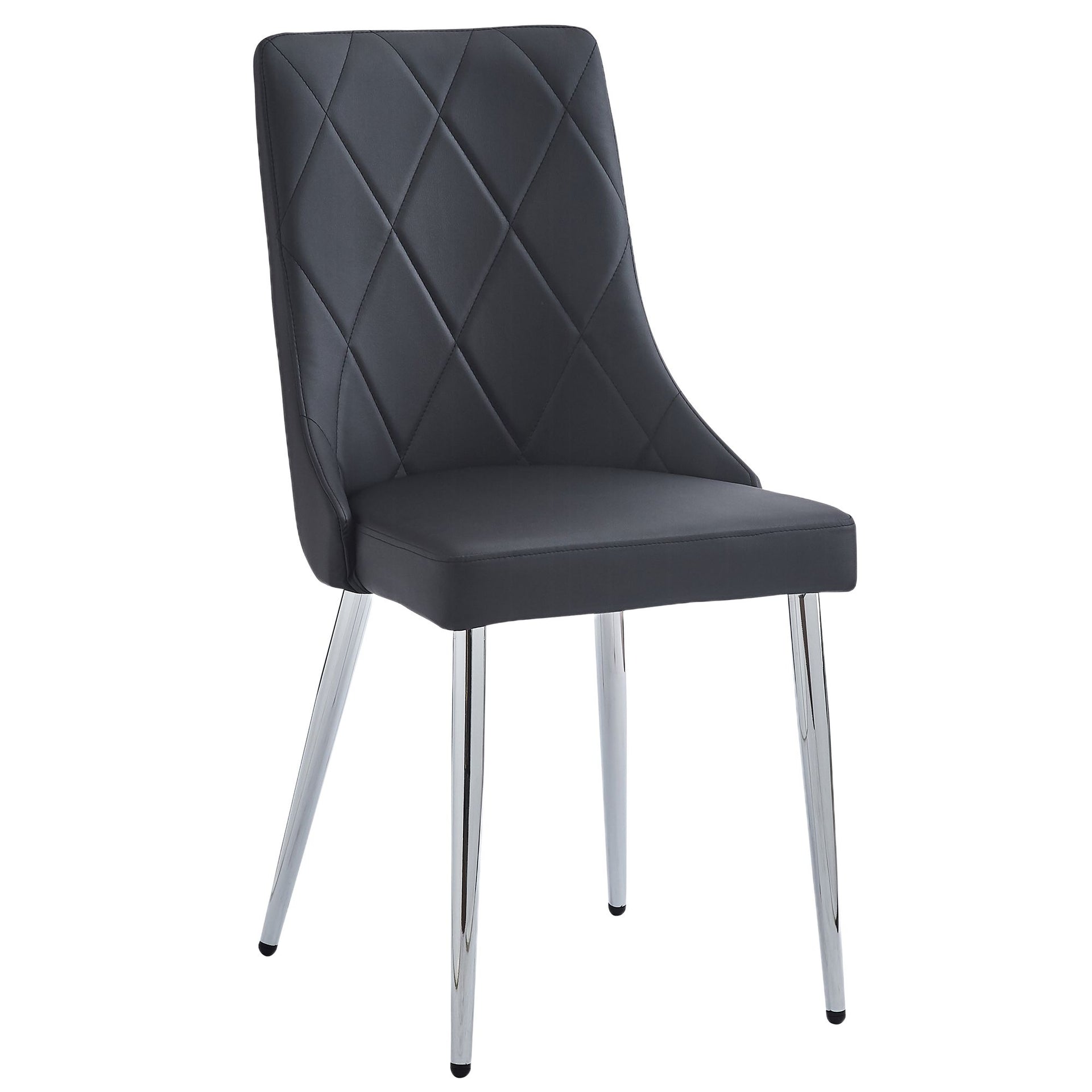 Devo Dining Chair, Set Of 2, Black