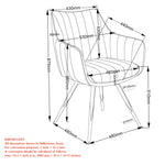 Talon Swivel Dining / Accent Chair