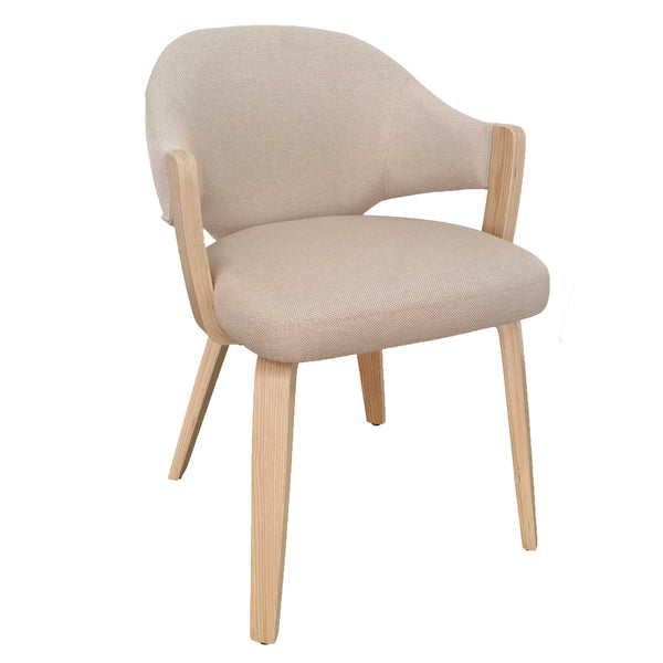 Corin Dining Chair, Set of 2 - Toffee/Natural