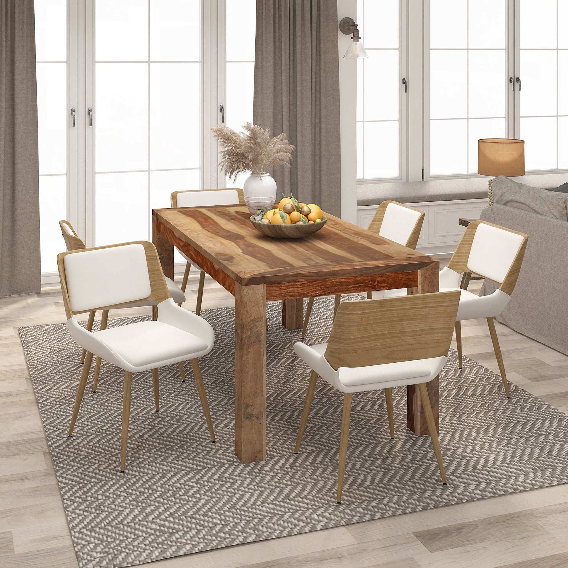 Hudson Dining Chair, Fabric , Beige