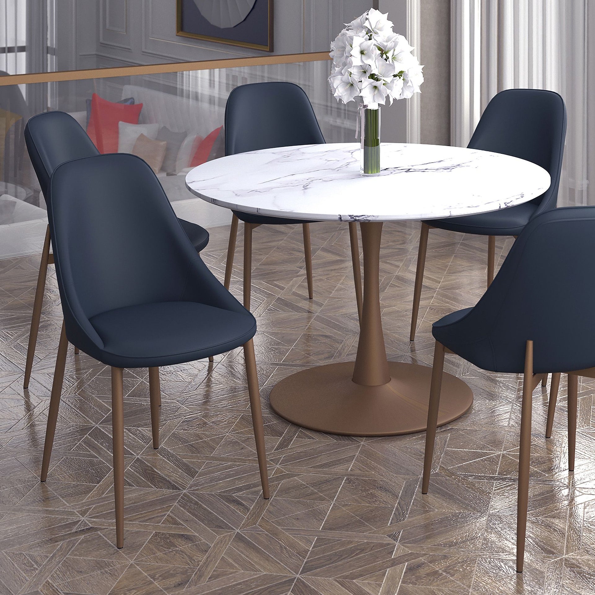 Cleo Dining Chair, Set Of 2, Black