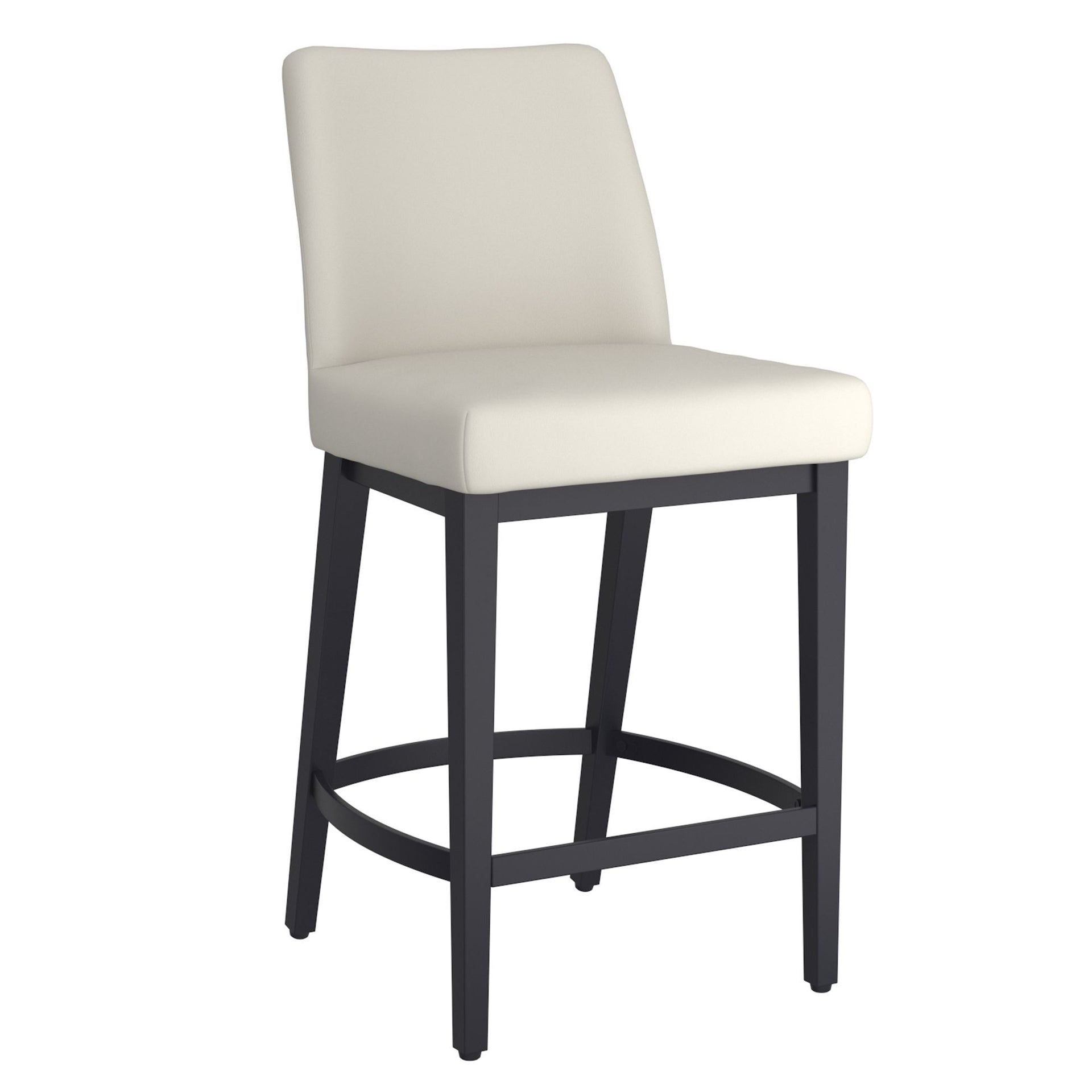 Jace 26" Counter Stool,Pu, Set Of 2, Beige