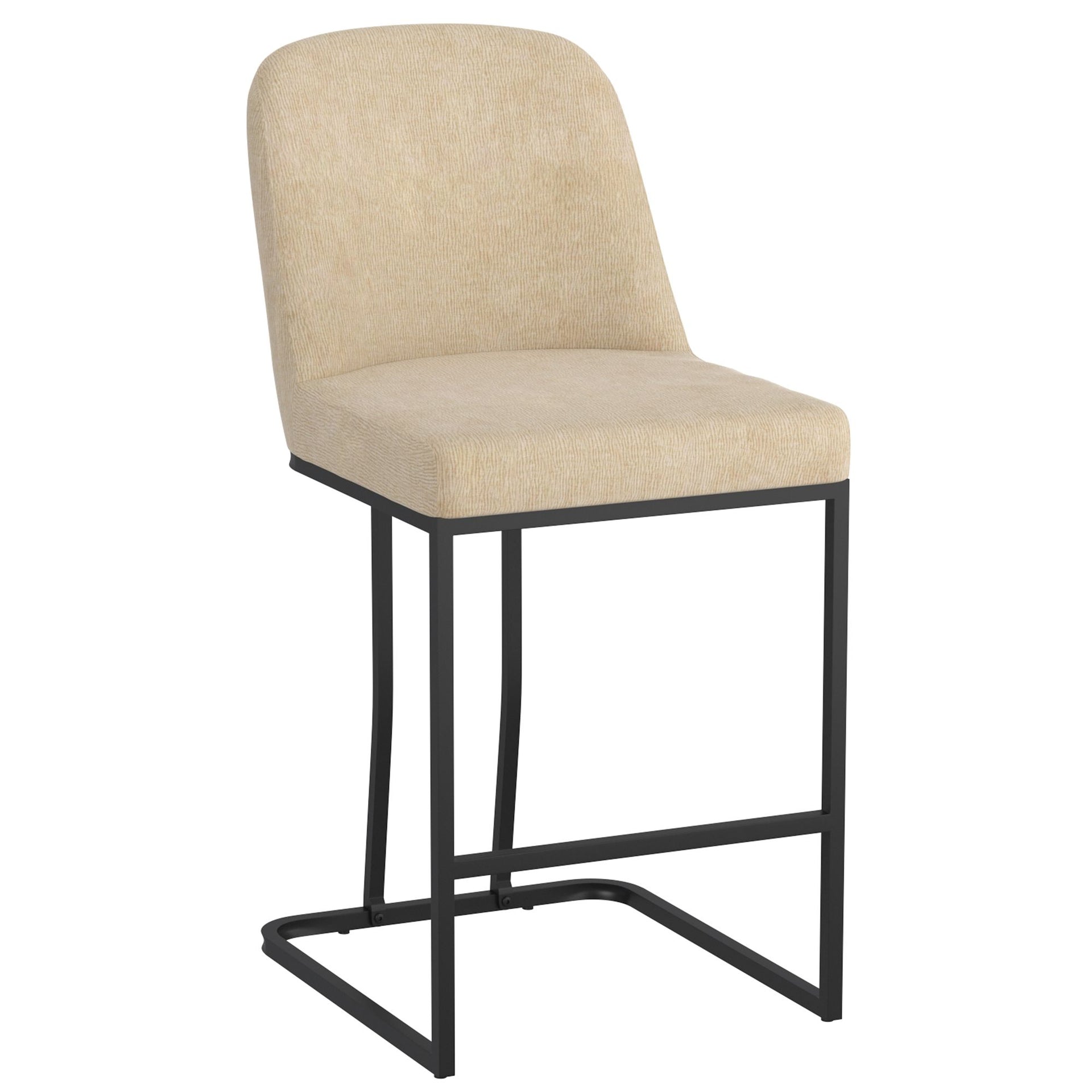 Dario 26" Counter Stool, Set Of 2, Beige