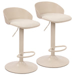 Lark Adjustable Air-lift Stool, Set of 2