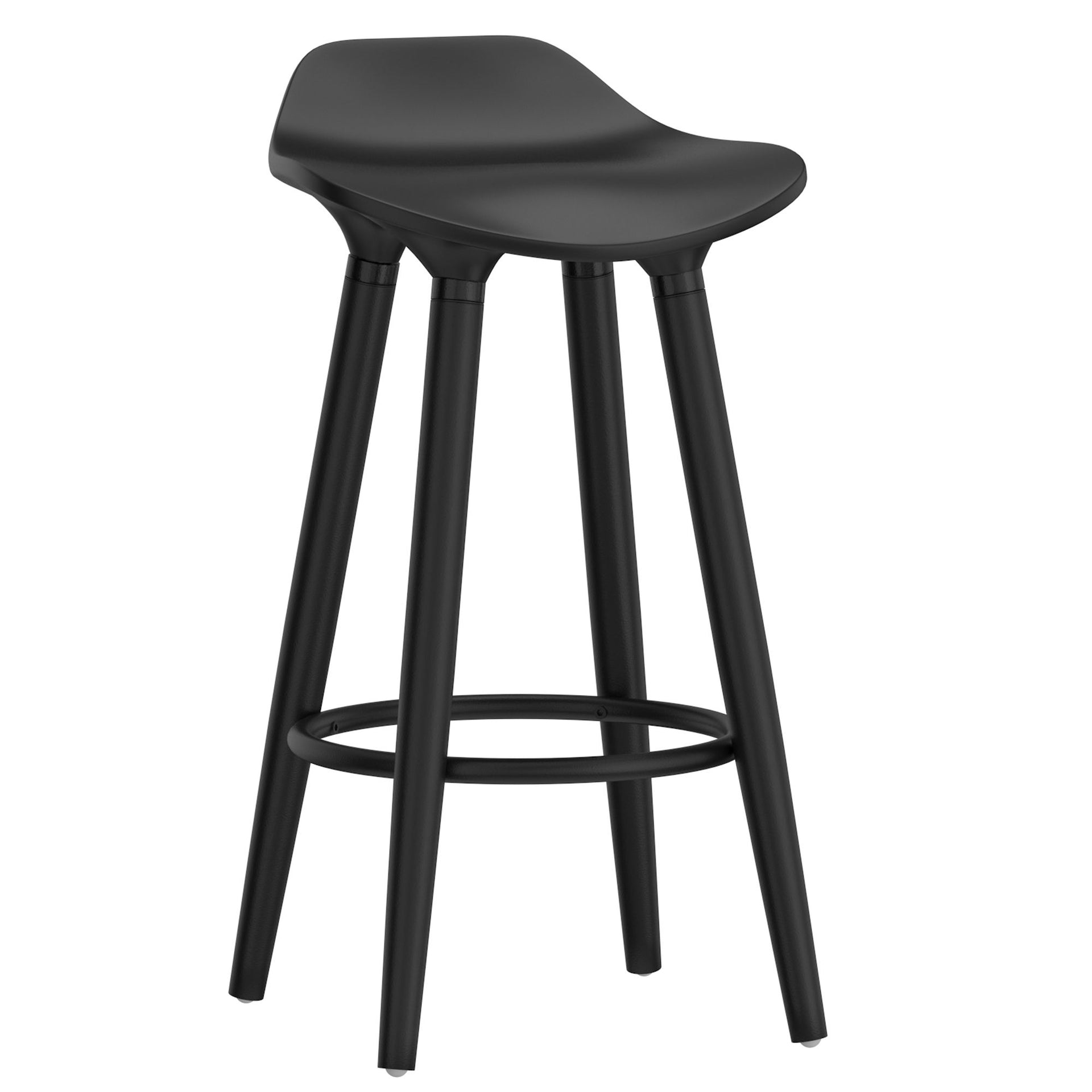 Trex 26" Counter Stool, Set Of 2, Black