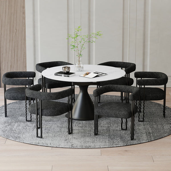 Calisto / Scarlet Extension 7-Piece Dining Set