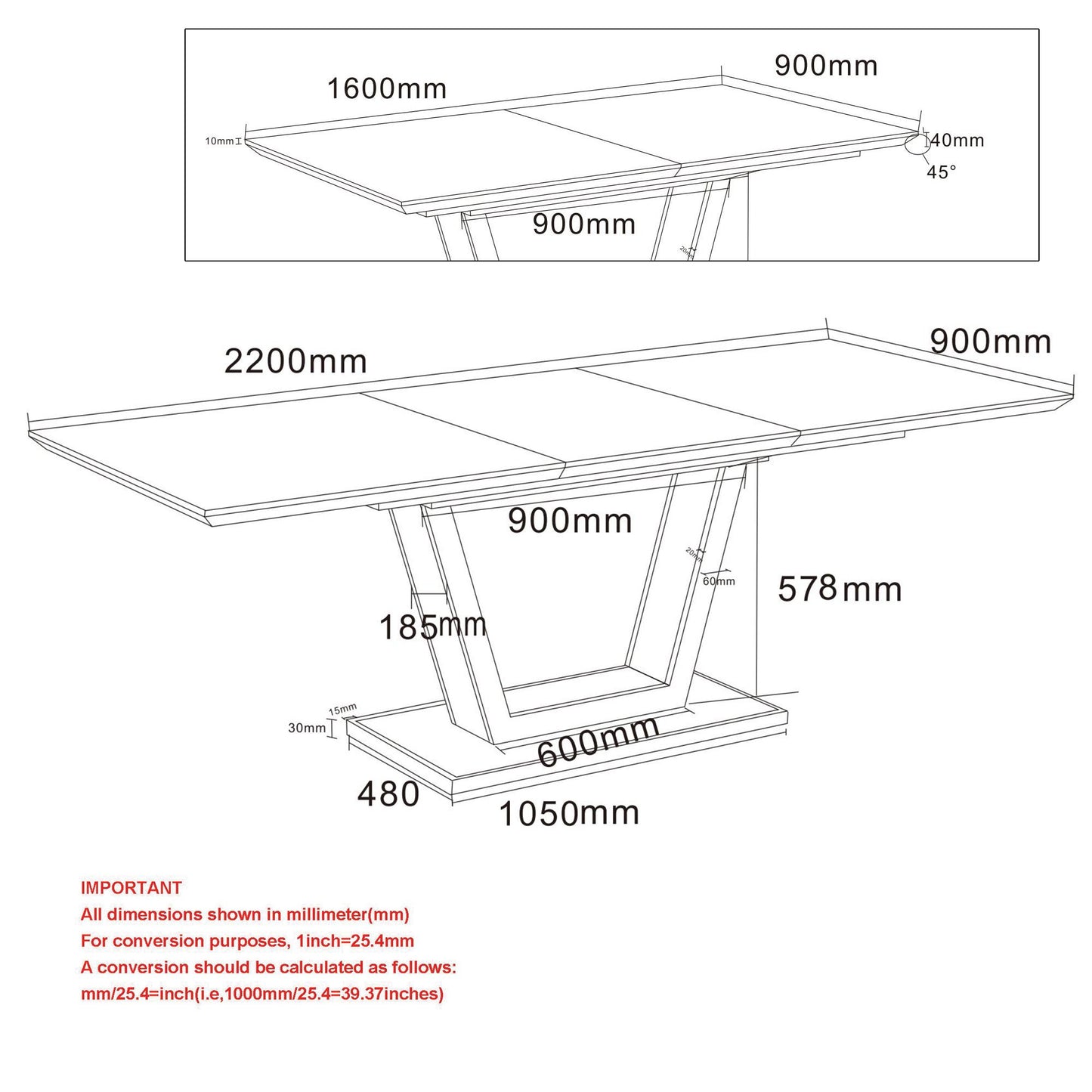 7-Piece Natural Wood Dining Set – V-Leg Table + Cantilever Chairs
