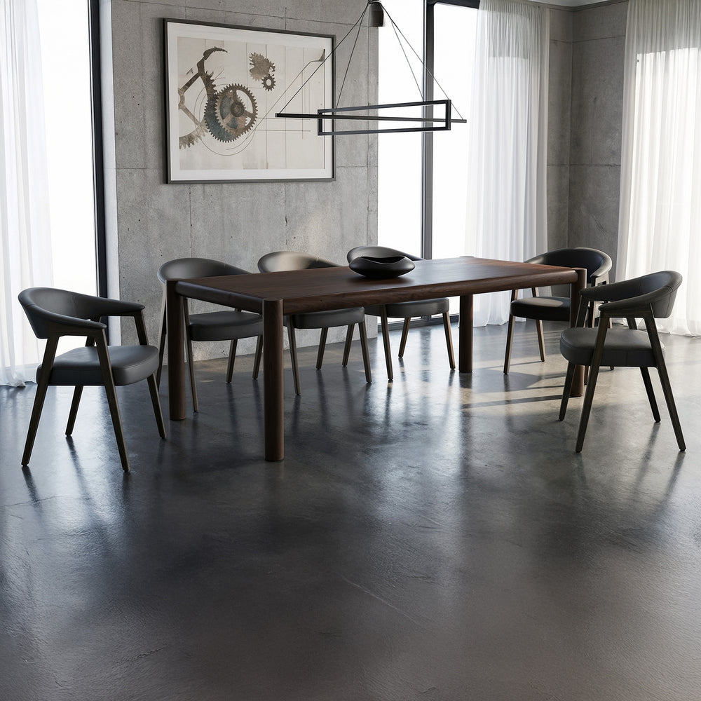 Whitley/Tamsin 7-Piece Dining Set - Mocha/Black And Dark Walnut
