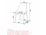 Stark / Cleo Dining Set - Gold