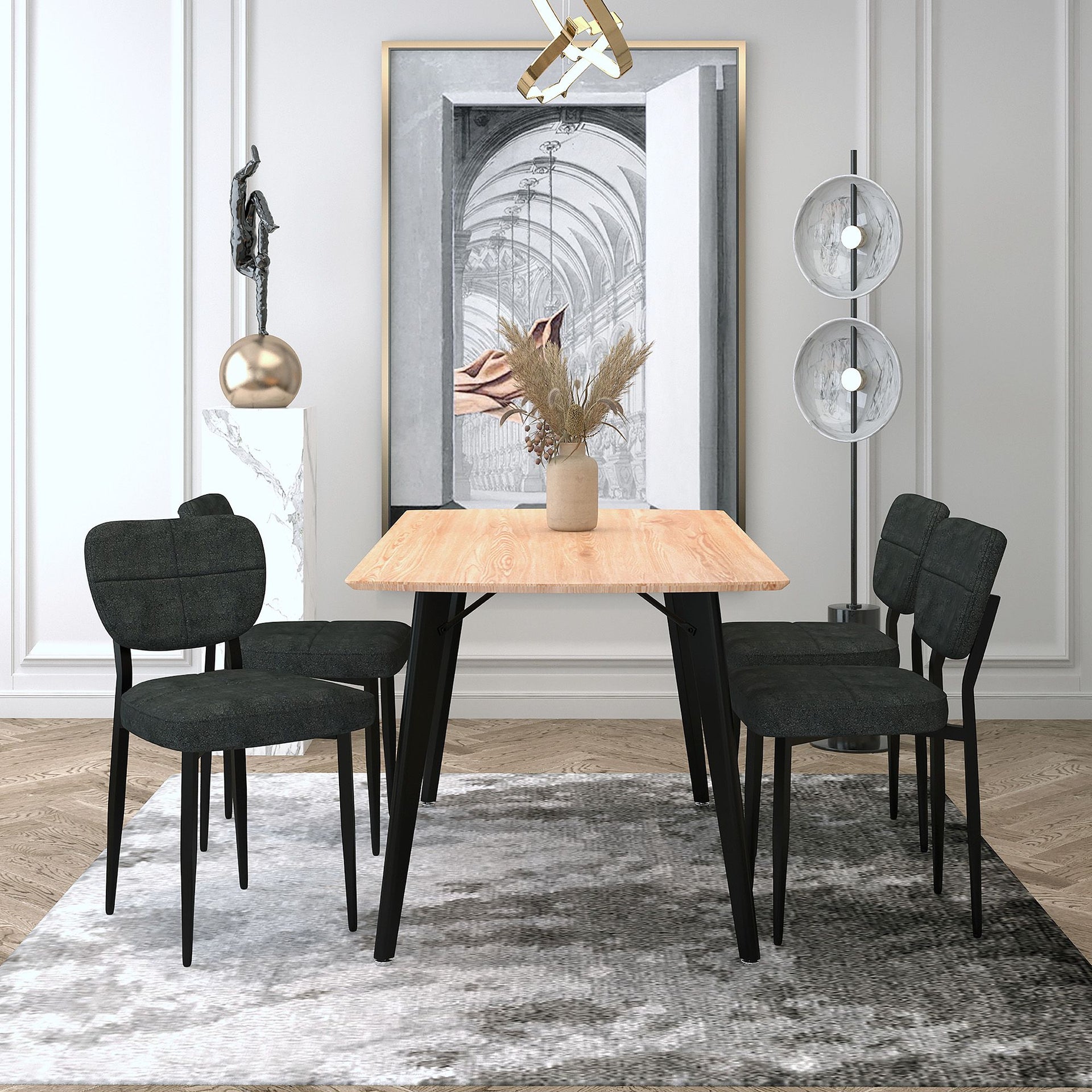 Leon/Zeke 5Pc Dining Set