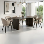 Wren/Corin 7-Piece Dining Set - Mocha/Toffee And Walnut
