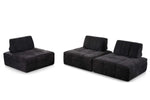 Lumen Modular Armless Chair - Black