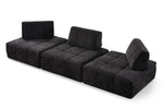 Lumen Modular Armless Chair - Black