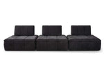 Lumen Modular Armless Chair - Black