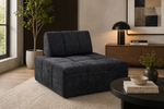 Lumen Modular Armless Chair - Black