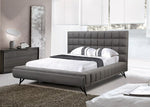 Marty Platform Bed - Grey