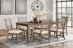 Cosette Dining Set - Brown