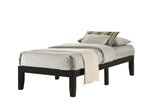 Addicus Upholstered Platform Bed - Black