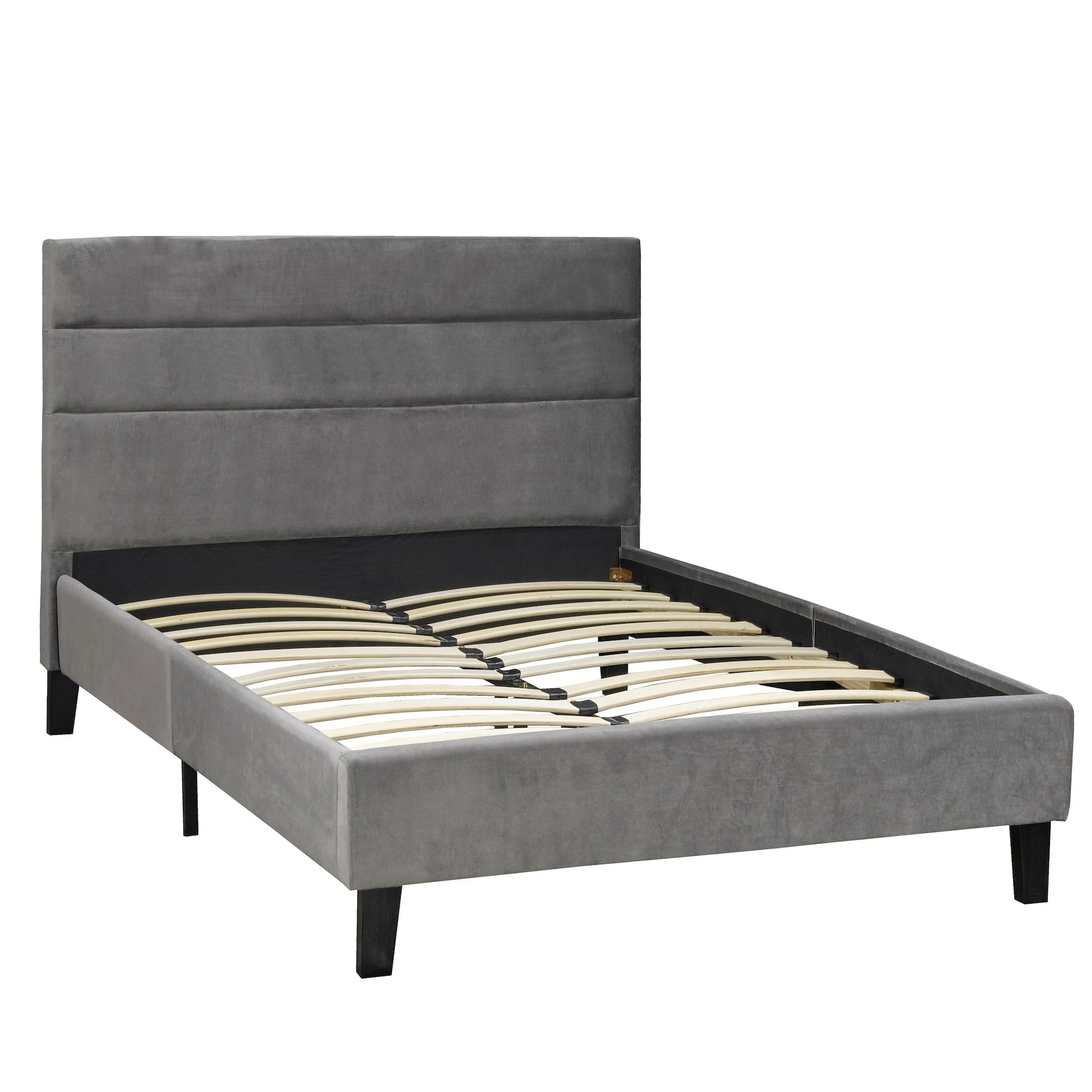 Orabelle Platform Bed - Queen Grey