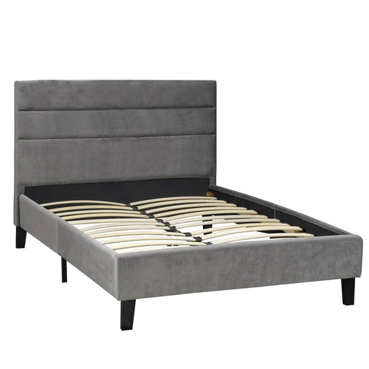 Orabelle Queen Platform Bed, Grey